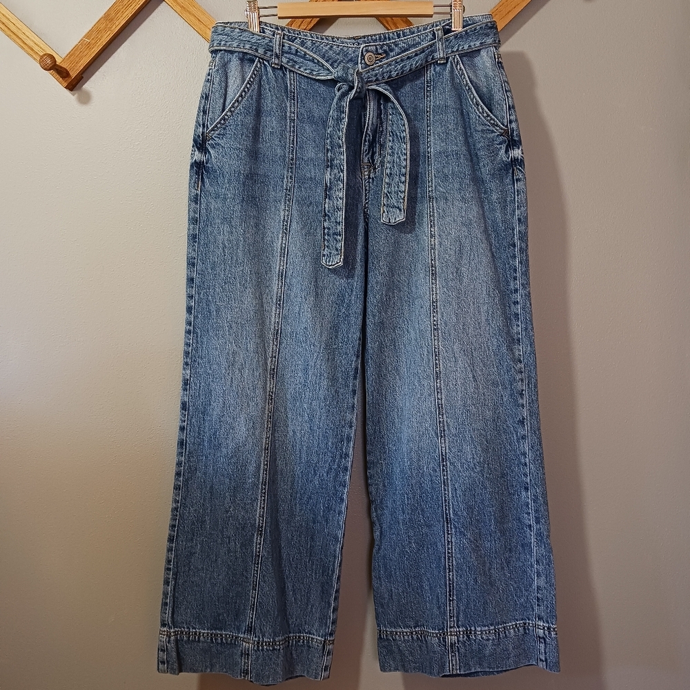 M Jeans by Maurices High Rise Wide Leg Jeans 14 Reg